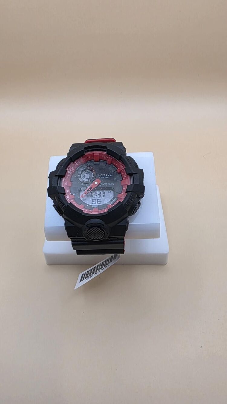 Activa X Invicta Digital Unisex Watch - 56mm, Red, Black NIB
